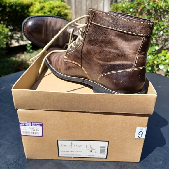 Cole Haan Men’s Derby Cas Lace Boot